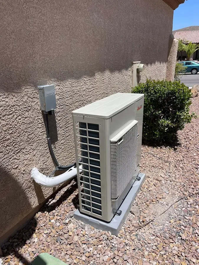 Residential air conditioning condenser unit in Lakeside